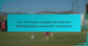 3-4-1-2 Formation: Aufgaben des offensiven Mittelfeldspielers, Kreativität, Torabschluss